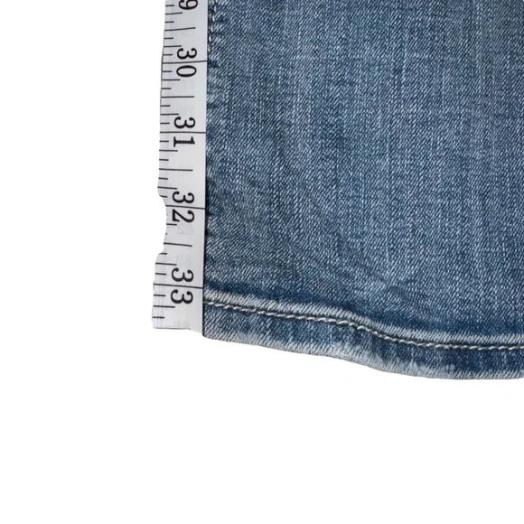 Rock Revival Women’s Jeans Size 28 Blue Bootcut Fluer-De-Lis Denim Stretch Fade - Picture 12 of 13